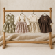 Doll Clothes Sewing Pattern PDF – 4 Little Dresses for 6.5–8 Inch Dolls