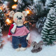 Christmas Bear Sewing Pattern PDF – Teddy Bear with Santa Hat, T-Shirt & Shorts