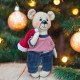 Christmas Bear Sewing Pattern PDF – Teddy Bear with Santa Hat, T-Shirt & Shorts
