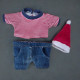Christmas Bear Sewing Pattern PDF – Teddy Bear with Santa Hat, T-Shirt & Shorts
