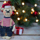 Christmas Bear Sewing Pattern PDF – Teddy Bear with Santa Hat, T-Shirt & Shorts