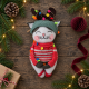 Christmas Cat Felt Sewing Pattern PDF – 6 Inch Doll with Reindeer Hat & Sweater