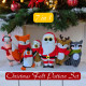 Christmas Felt Ornament Sewing Patterns PDF – 7 Holiday Animals & Santa