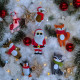 Christmas Felt Ornament Sewing Patterns PDF – 7 Holiday Animals & Santa