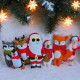 Christmas Felt Ornament Sewing Patterns PDF – 7 Holiday Animals & Santa