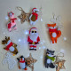 Christmas Felt Ornament Sewing Patterns PDF – 7 Holiday Animals & Santa
