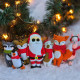 Christmas Felt Ornament Sewing Patterns PDF – 7 Holiday Animals & Santa