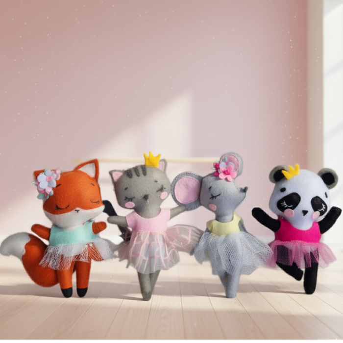Felt animal toys